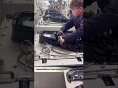 Линия сборки автомобильных дверных панелей;Путешествие на винтах;Сварка на горячем ните;Вставка зажимов;Инспекция