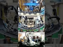 Высокоточная роботизированная ультразвуковая сварка для автомобильных бамперов:3 Синхронизированные машины Huazhuo i