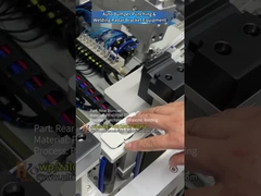 Сварка и штамповка на месте крышки радара на заднем бампере из полипропилена