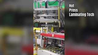 Морщины на панели зарядки? Решение для ламинирования горячим прессом